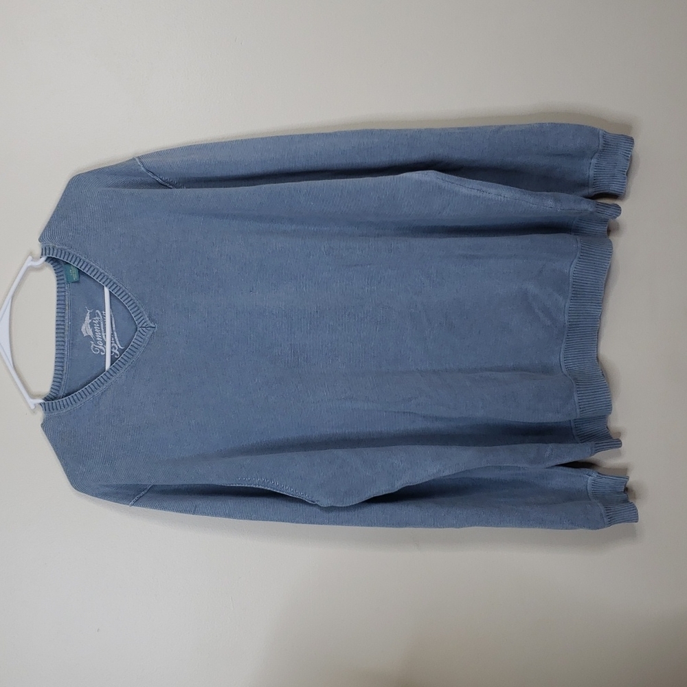 Tommy Bahama Blue Burnout Sweater Size L